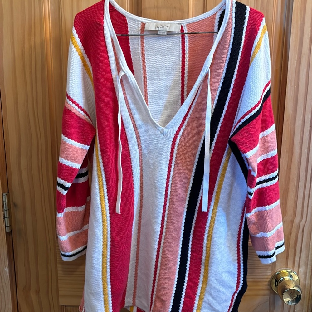 Loft Women’s Cotton Striped Top